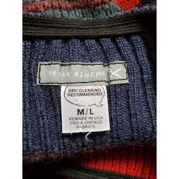 Urban Outfitters Skirt Women M/L VTG Quilt Pattern Midi Urban Renewal w FLAW - Picture 2 of 5